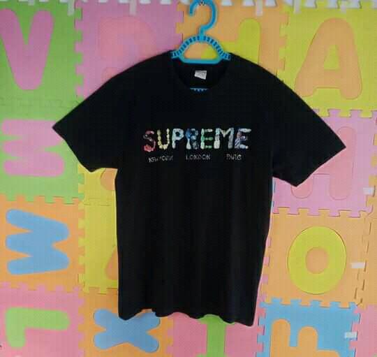 supreme rocks tee black