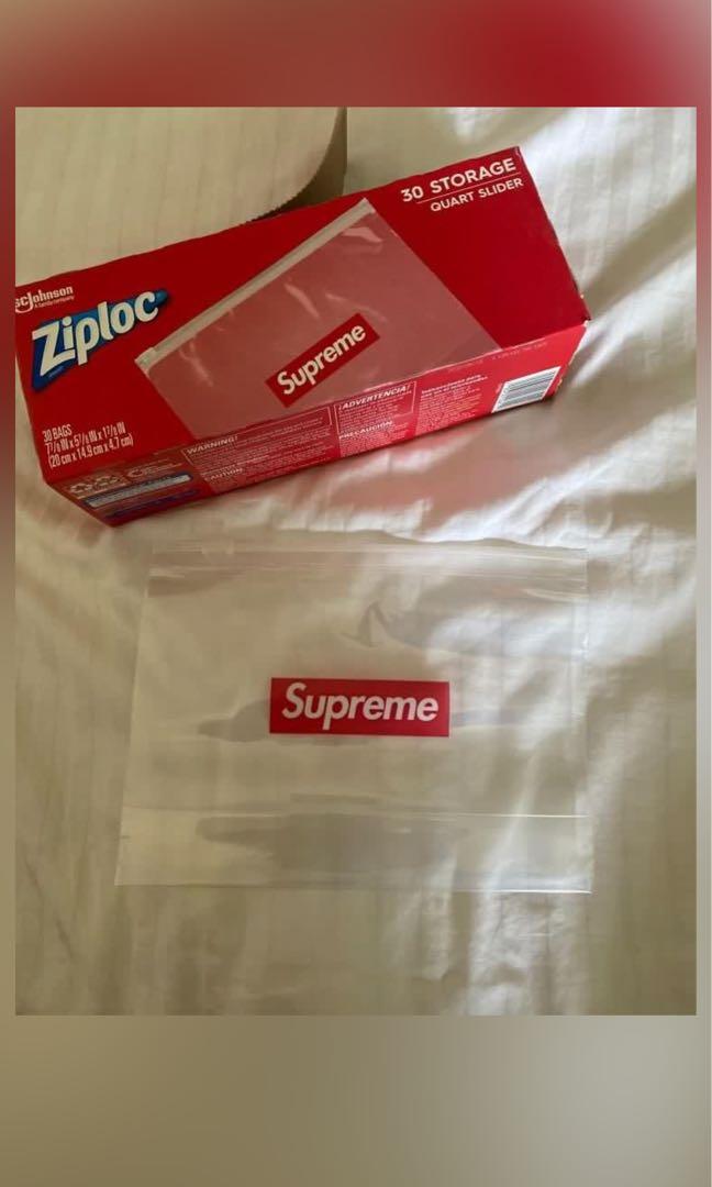 Supreme ziploc bag Men s Fashion Watches Accessories Accessory holder box organizers on Carousell