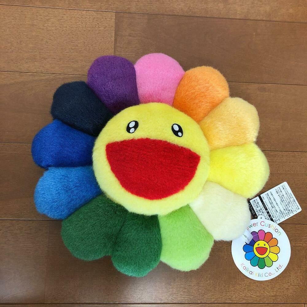 村上隆Takashi Murakami 彩虹花花Cushion, 興趣及遊戲, 玩具& 遊戲類