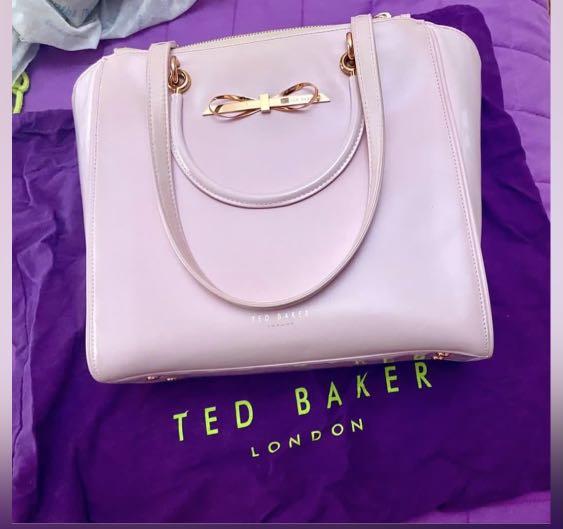 Ted Baker Handbag Pastel Pink and Rose Gold