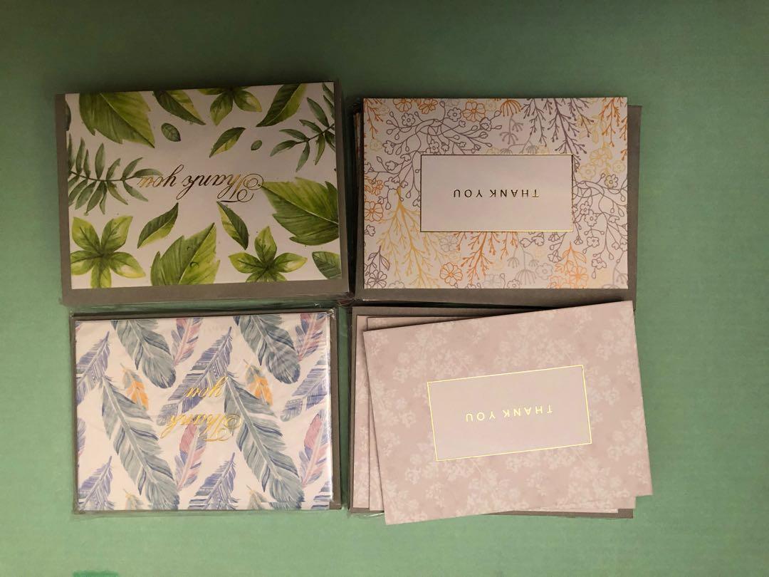 Thank You Card 感謝卡 興趣及遊戲 手作 自家設計 文具 Carousell