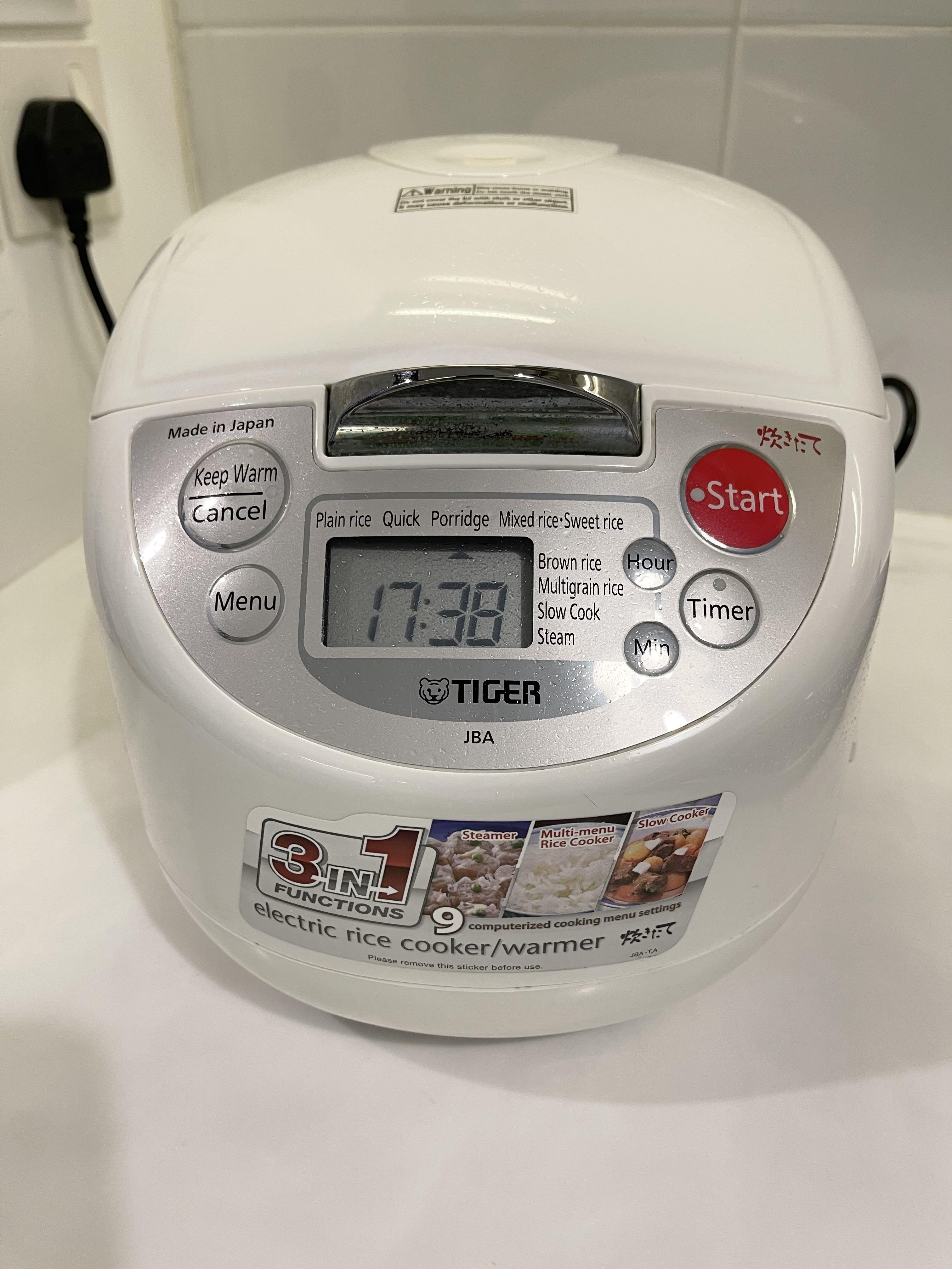 Tiger 3in1 Electric rice cooker / warmer BAA10, TV & Home Appliances