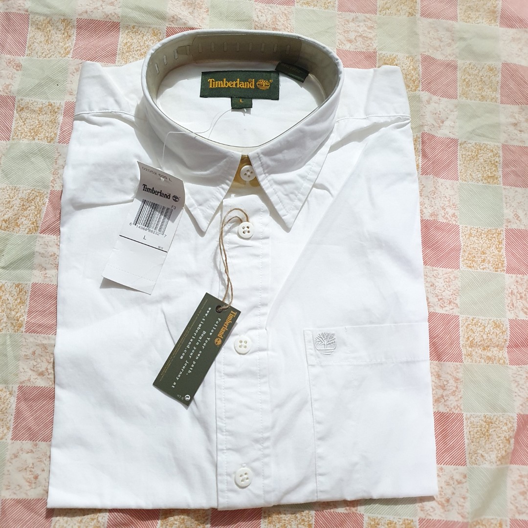 white timberland shirt
