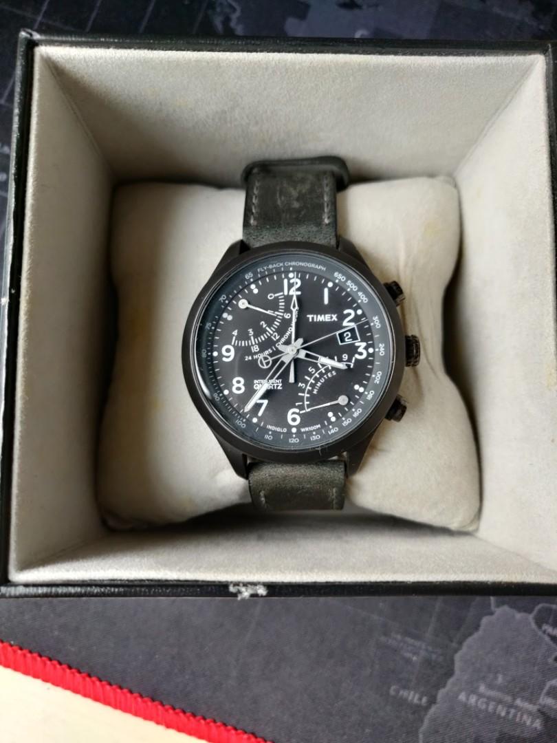 Timex intelligent quartz flyback chronograph, Men's Fashion, Watches &  Accessories, Watches on Carousell