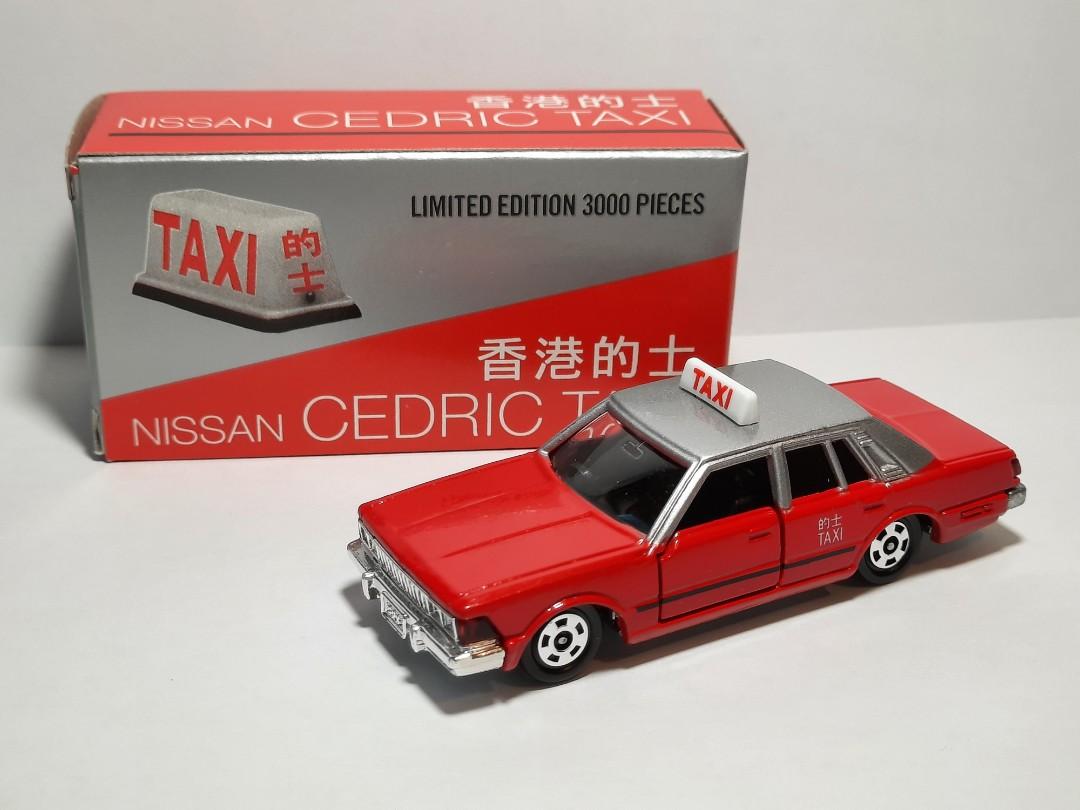 Tomica Cedric Taxi 香港的士日本製造全新未貼附靚號證書, 興趣及遊戲