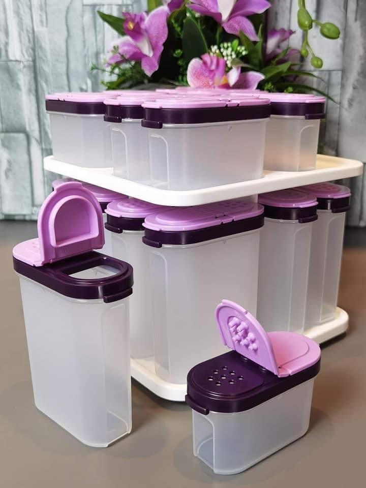Tupperware spice racks