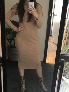 Turtle neck dress
