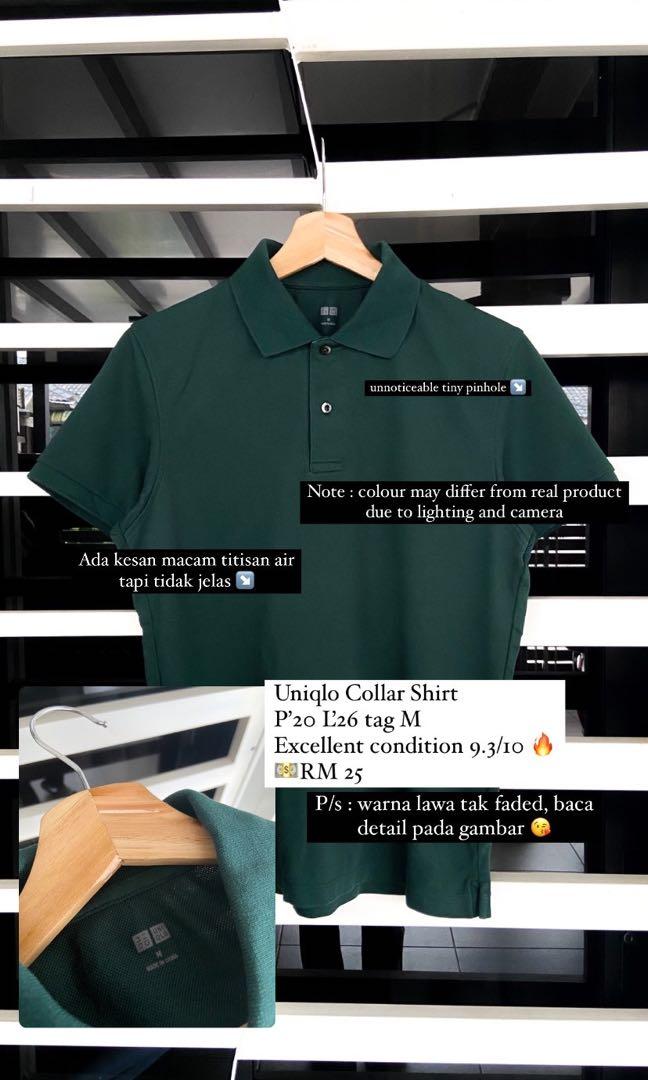 Uniqlo Polo Collar Shirt Men S Fashion Clothes Tops On Carousell