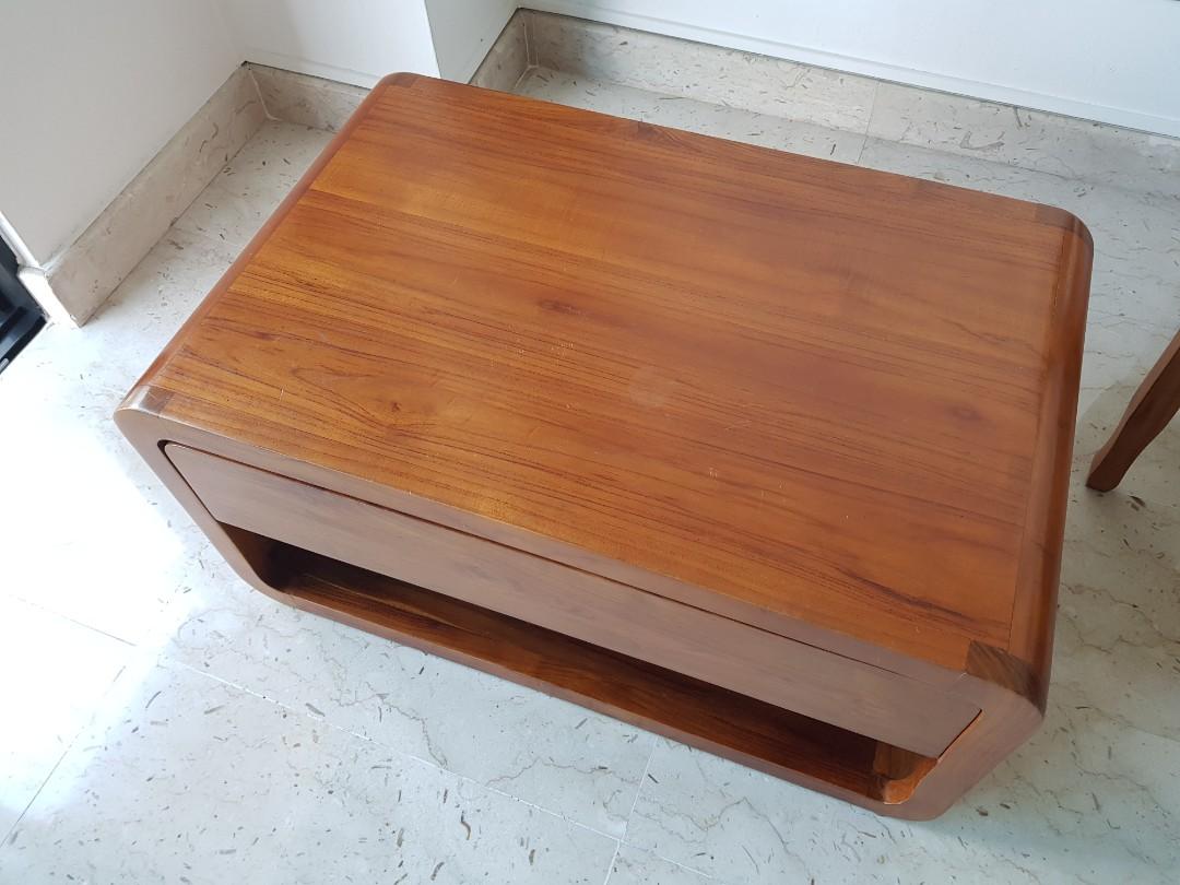 Used Pagoda Teak coffee table. Furniture Home Living Furniture