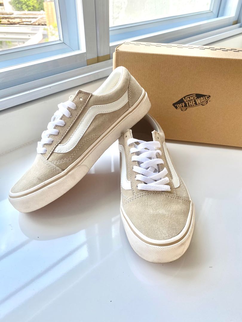 Vans beige suede old skool cheap