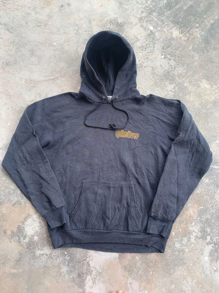 Vintage Quiksilver Hoodie 50 50 blend Men s Fashion Tops Sets
