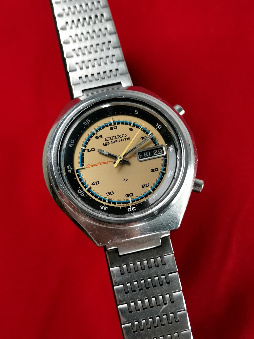 Vintage Seiko 7015 6000 Chronograph Watch Men s Fashion Watches