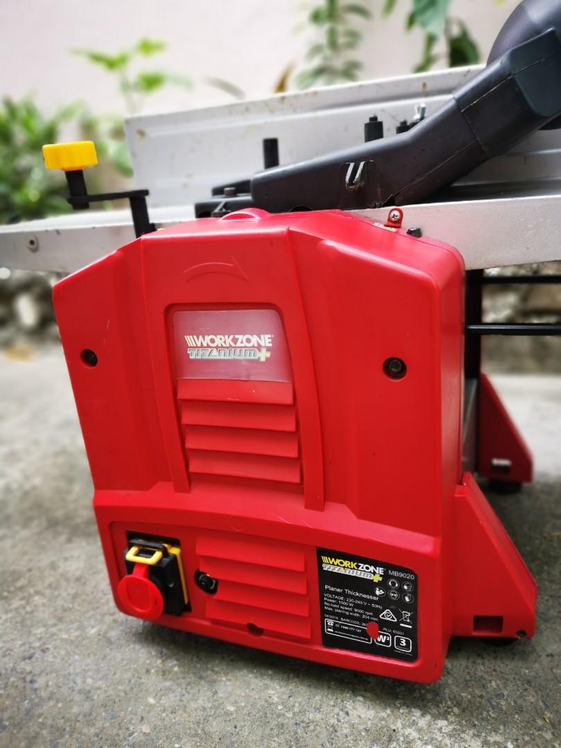 Workzone thicknesser shop