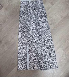wts korean fashio high waist long skirt