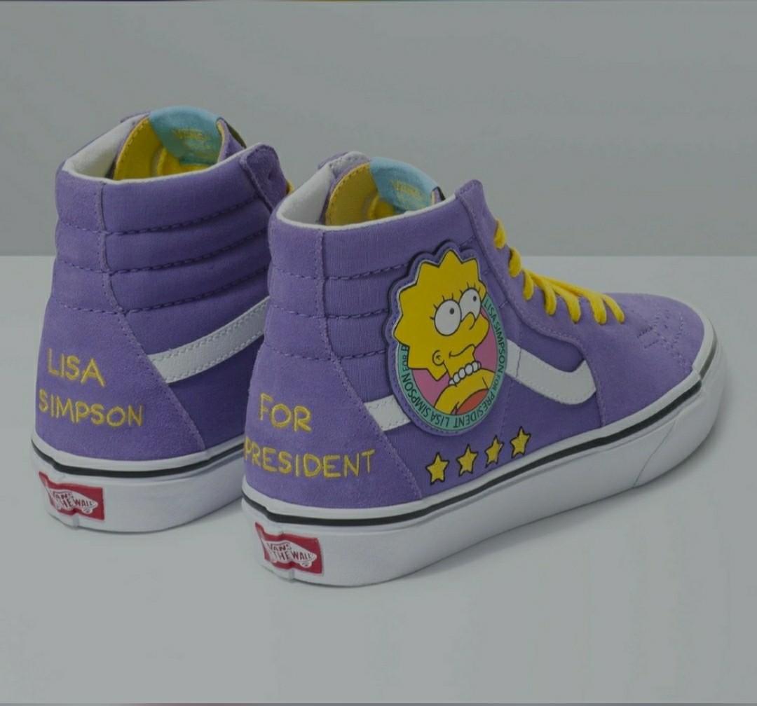 wts wtt vans simpsons shoe