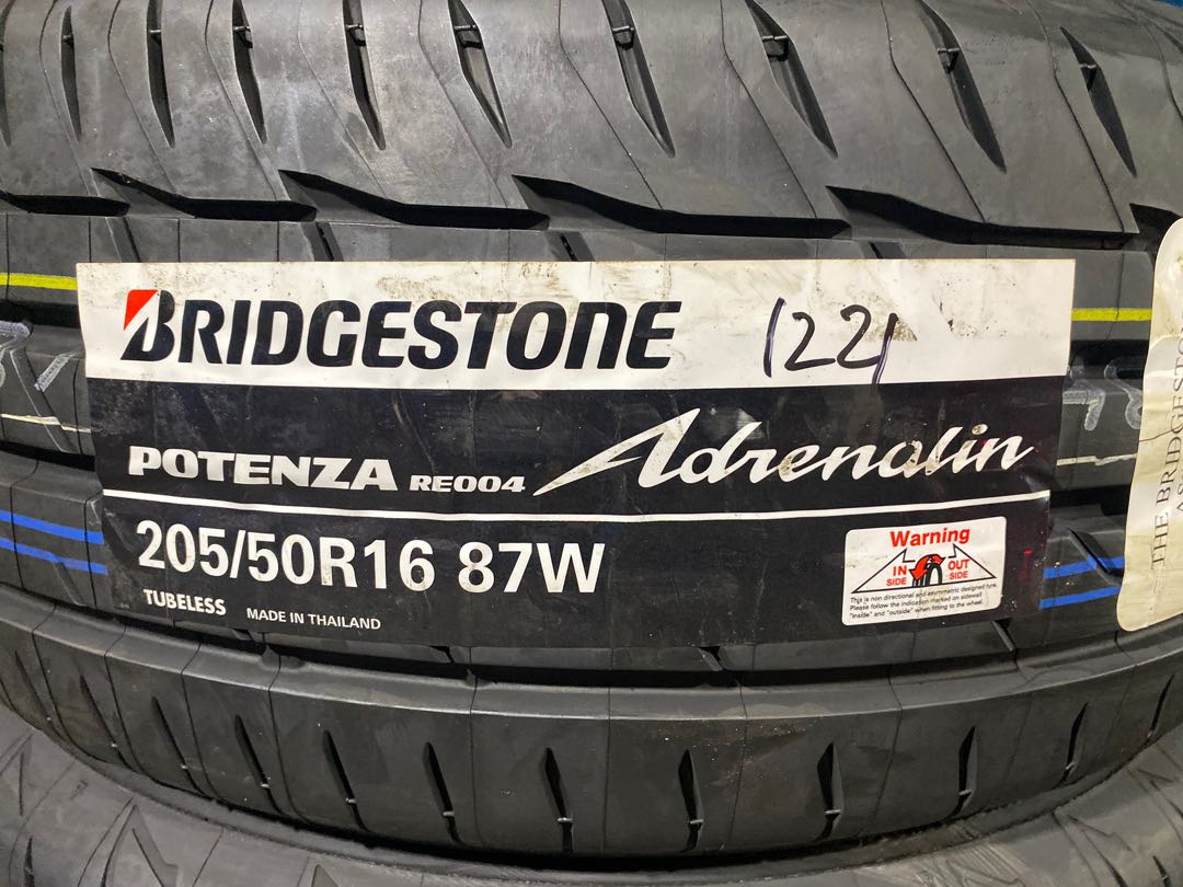 205 50 16 Potenza Re004 Car Accessories Tyres Rims On Carousell