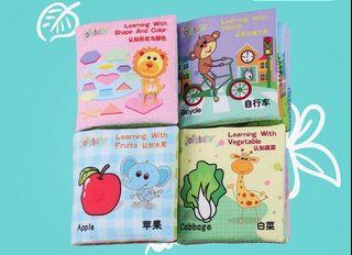 4 in 1 cloth books (gift set)