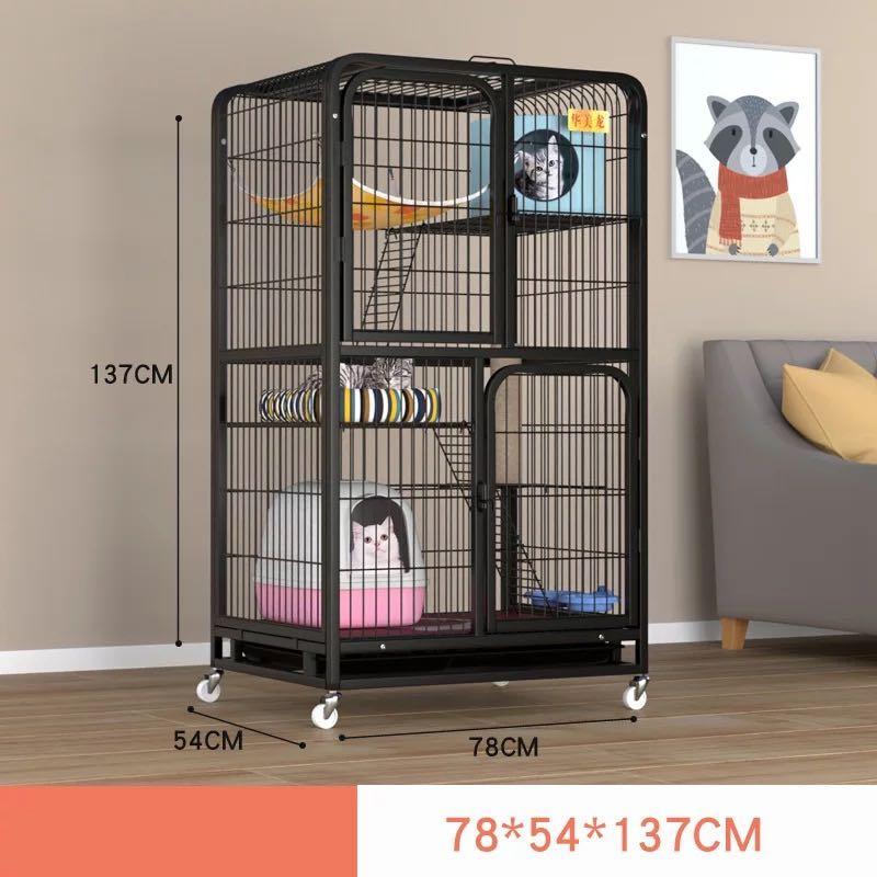Tier Cat Cage In Black Pet Supplies, Proselect Cat Cage Shelves