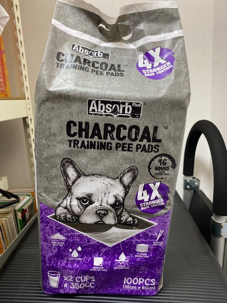 charcoal pee pad