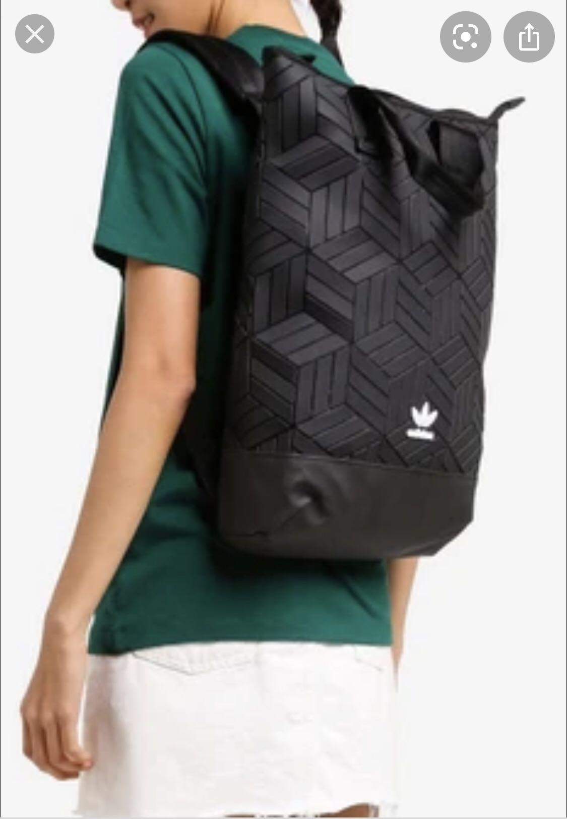 Sueño frase Extremo Adidas 3D Roll Top Backpack, Luxury, Bags & Wallets on Carousell