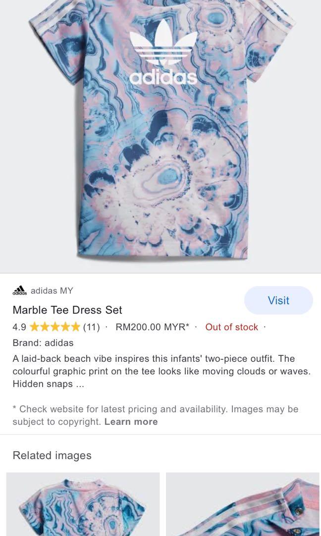 adidas marble tee dress