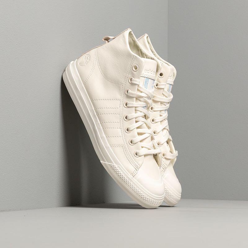 White adidas high tops womens best sale