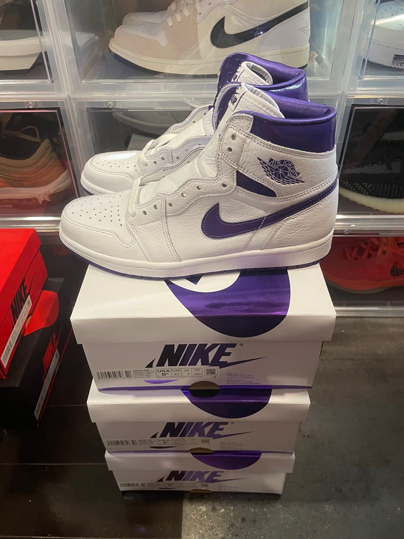 jordan 1 court purple woman