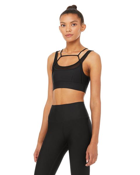 Alo Yoga Arch Top in Black Women s Fashion Activewear on Carousell