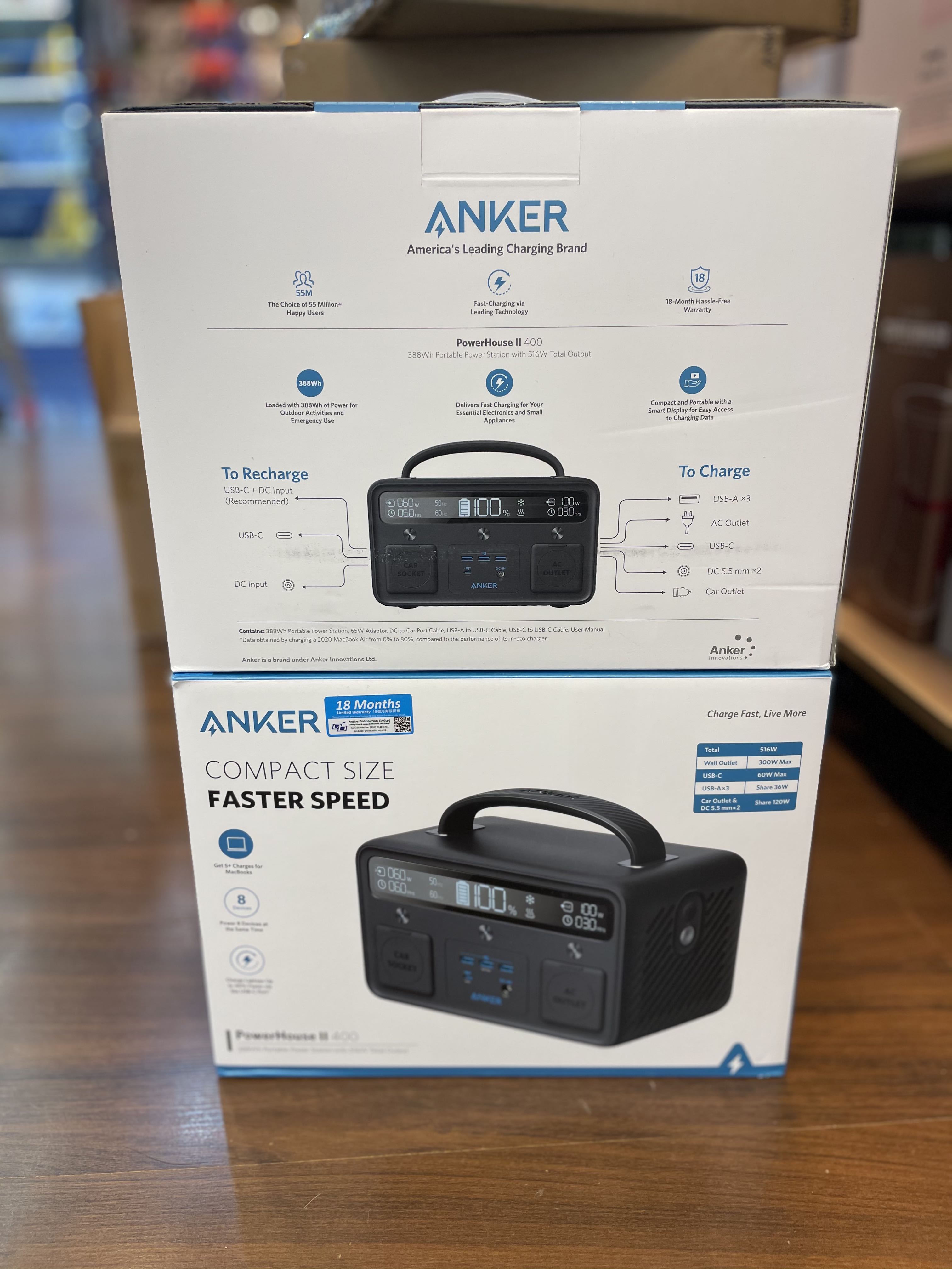 門市全新現貨‼️包本地運費‼️Anker PowerHouse II 400 108,000