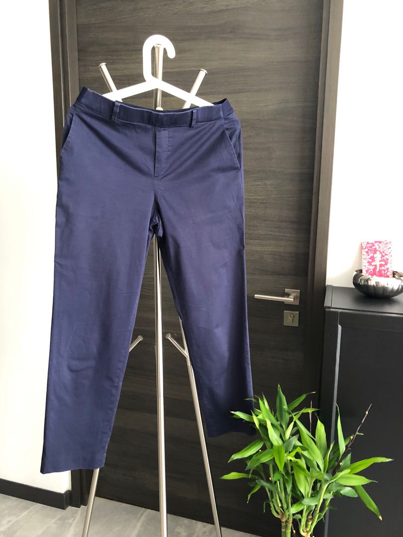 Ankle-cut Pants with Back Pockets, Women's Fashion, Bottoms, Other ...