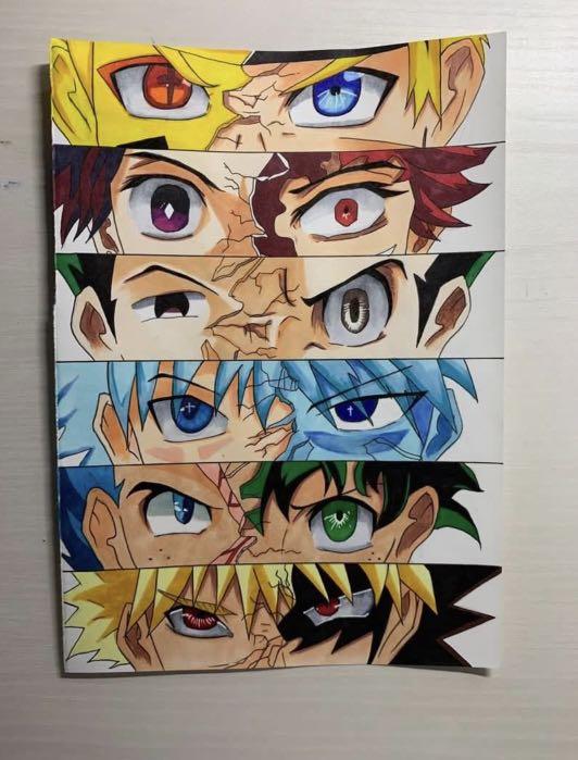 An old drawing I made with copic markers ref used hope you like this   rBokuNoHeroAcademia