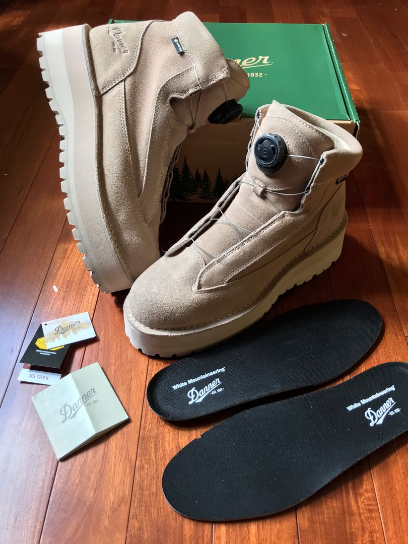 AUTH 2020 AW WHITE MOUNTAINEERING X DANNER BEIGE SUEDE GORE-TEX
