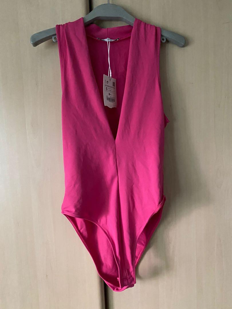 Zara plunge online bodysuit