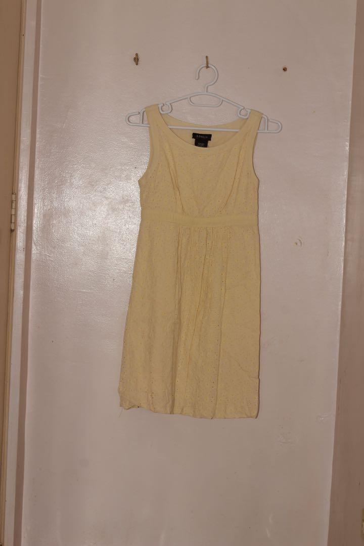 B. Darlin Yellow Eyelet Dress (Category: Dresses) located in Pasig City. Submitted by terivvv (Listing ID 1092852215, Image 1). Description: Please manage expectations. This is a preloved item. .