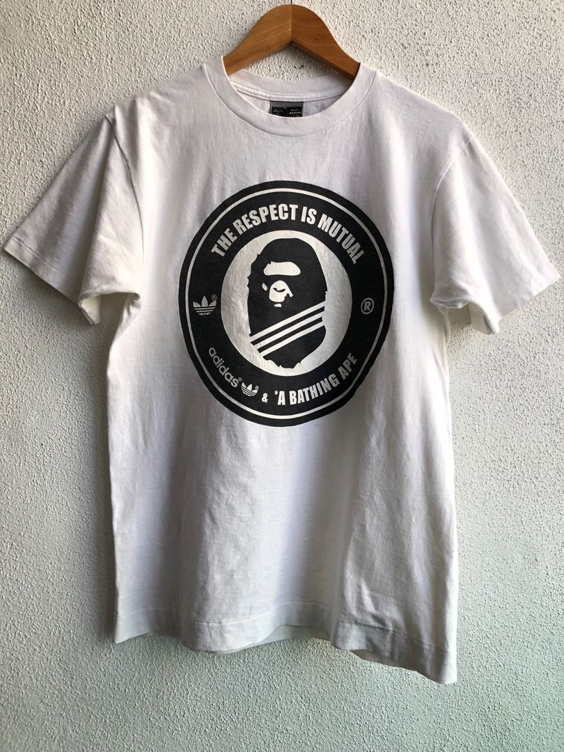 T shirt bape x adidas hot sale