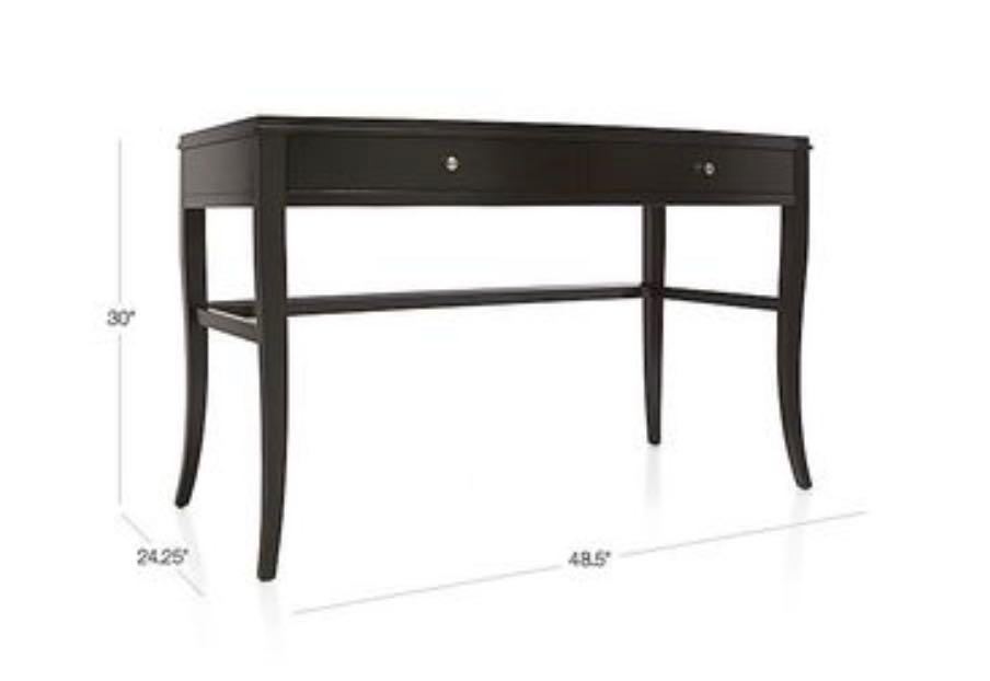 Crate and barrel dressing sale table