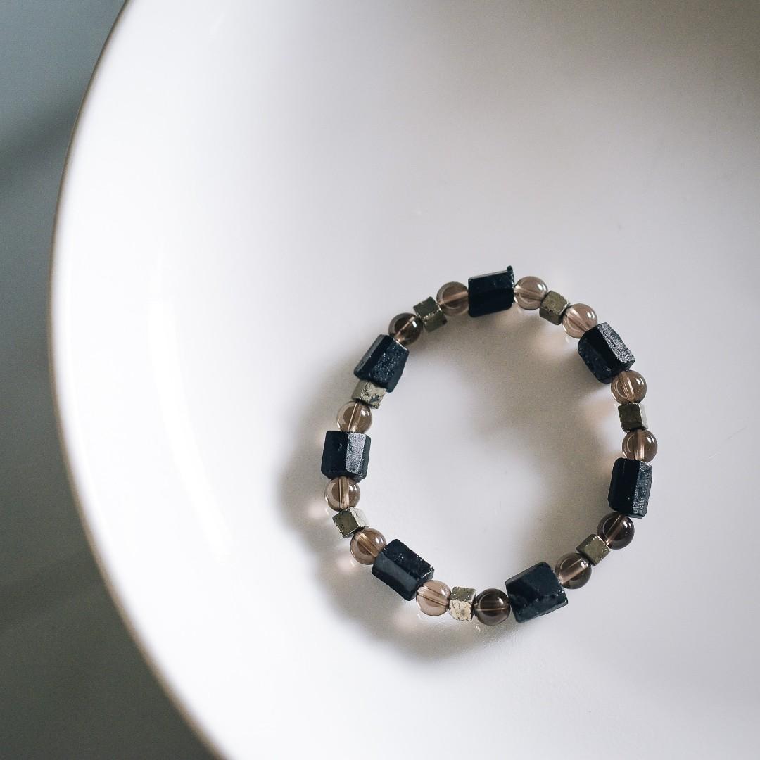 Pyrite and hotsell black tourmaline