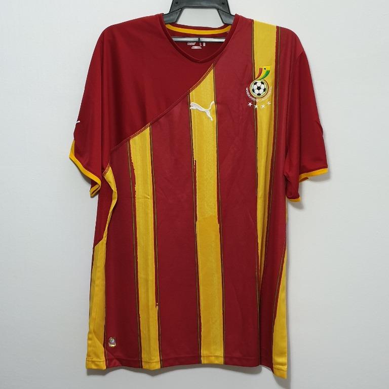 Size 2XL BNWT Puma Ghana Away Football Soccer World Cup 2010 Jersey Mens Fans Retro Vintage Collectibles