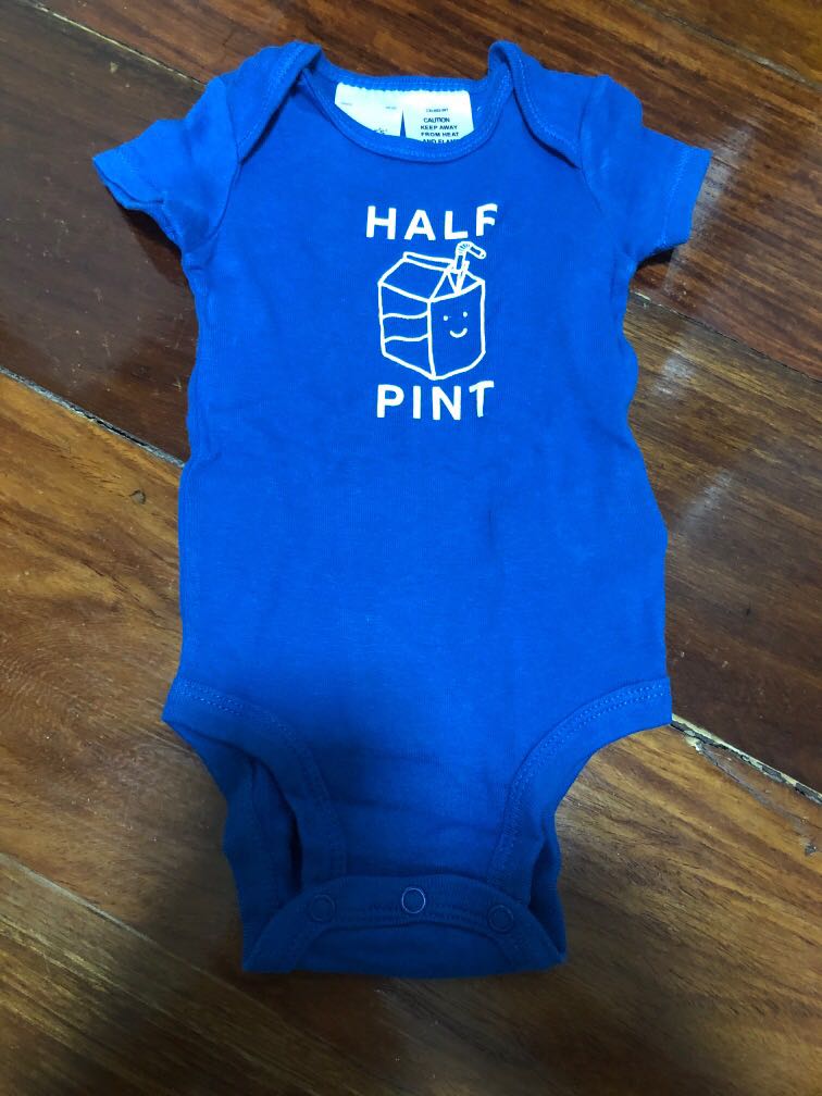 Half pint shop onesie