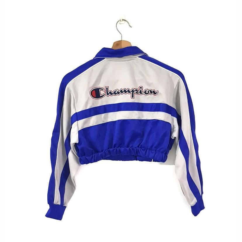 Champion crop top jacket deals