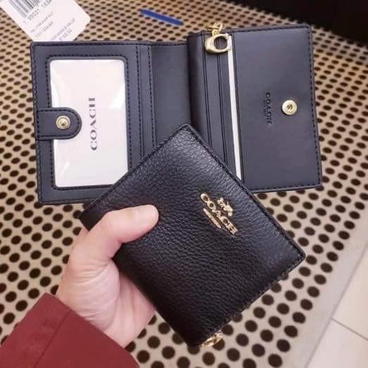 coach small snap wallet
