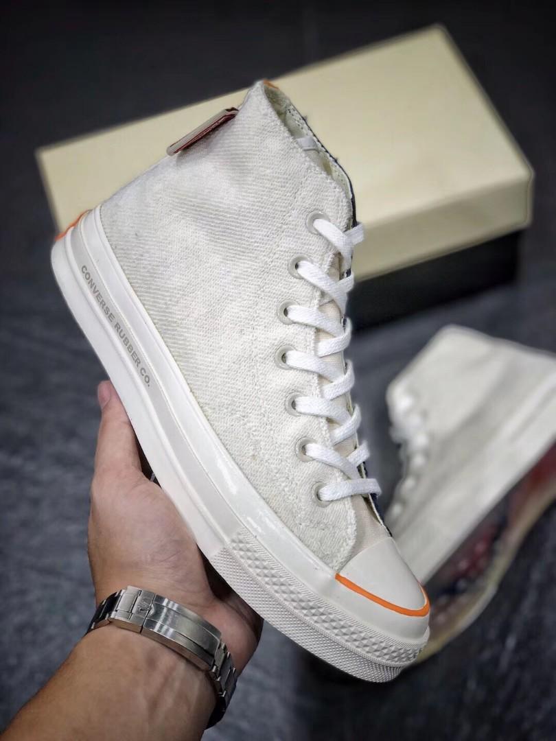 Converse x Foot Patrol Men Chuck 70 Hi Natural white ivory blue