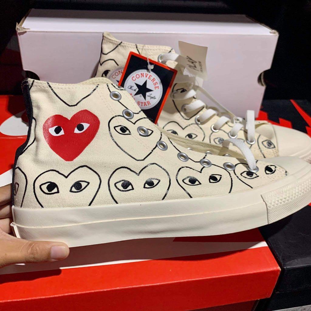 Comme des garcons converse 6.5 zoom discount