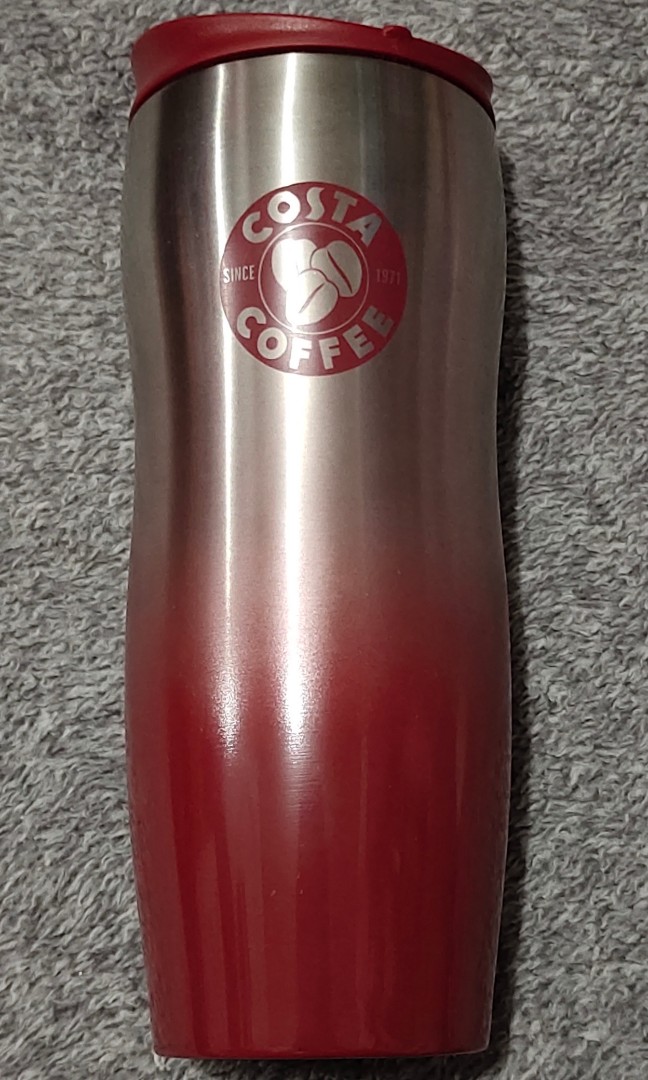 Costa Coffee stainless steel tumbler, Furniture & Home Living