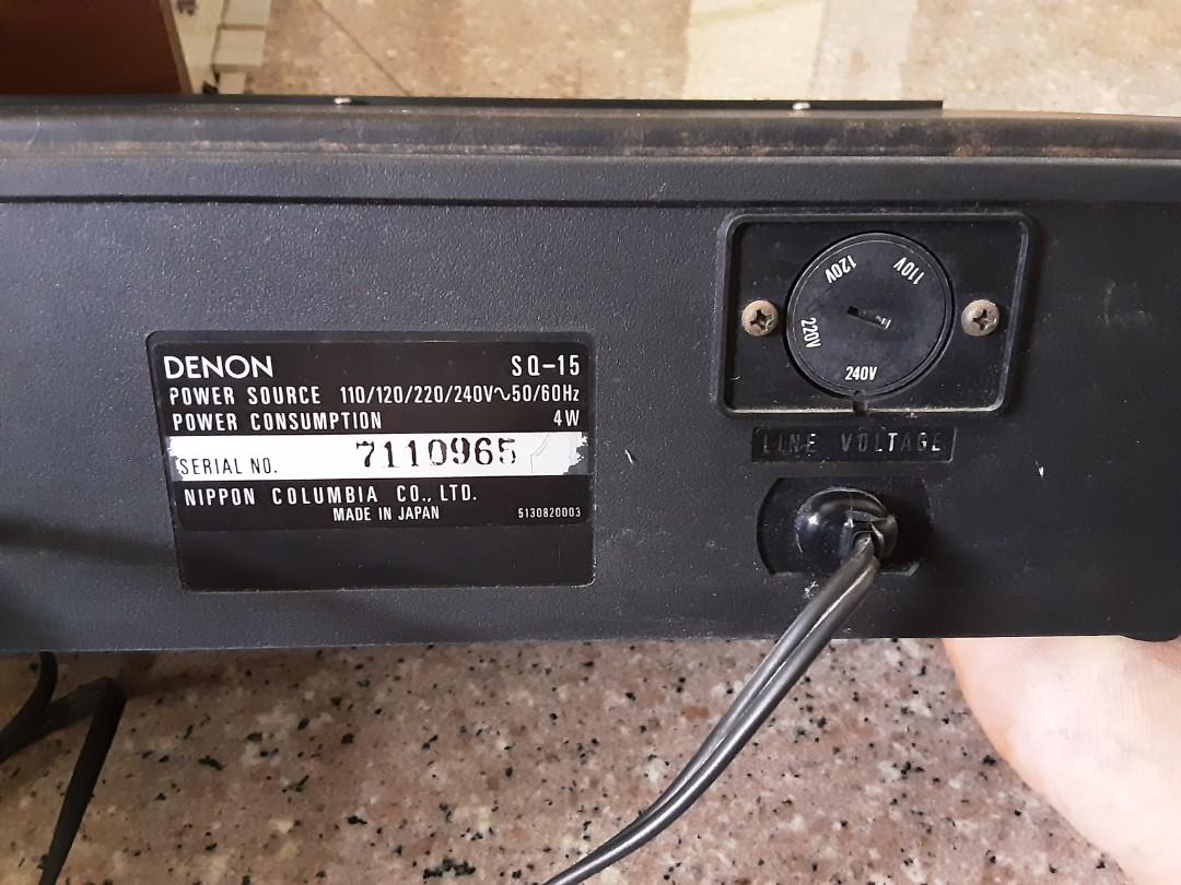 Denon Equalizer SQ15, Audio, Other Audio Equipment on Carousell
