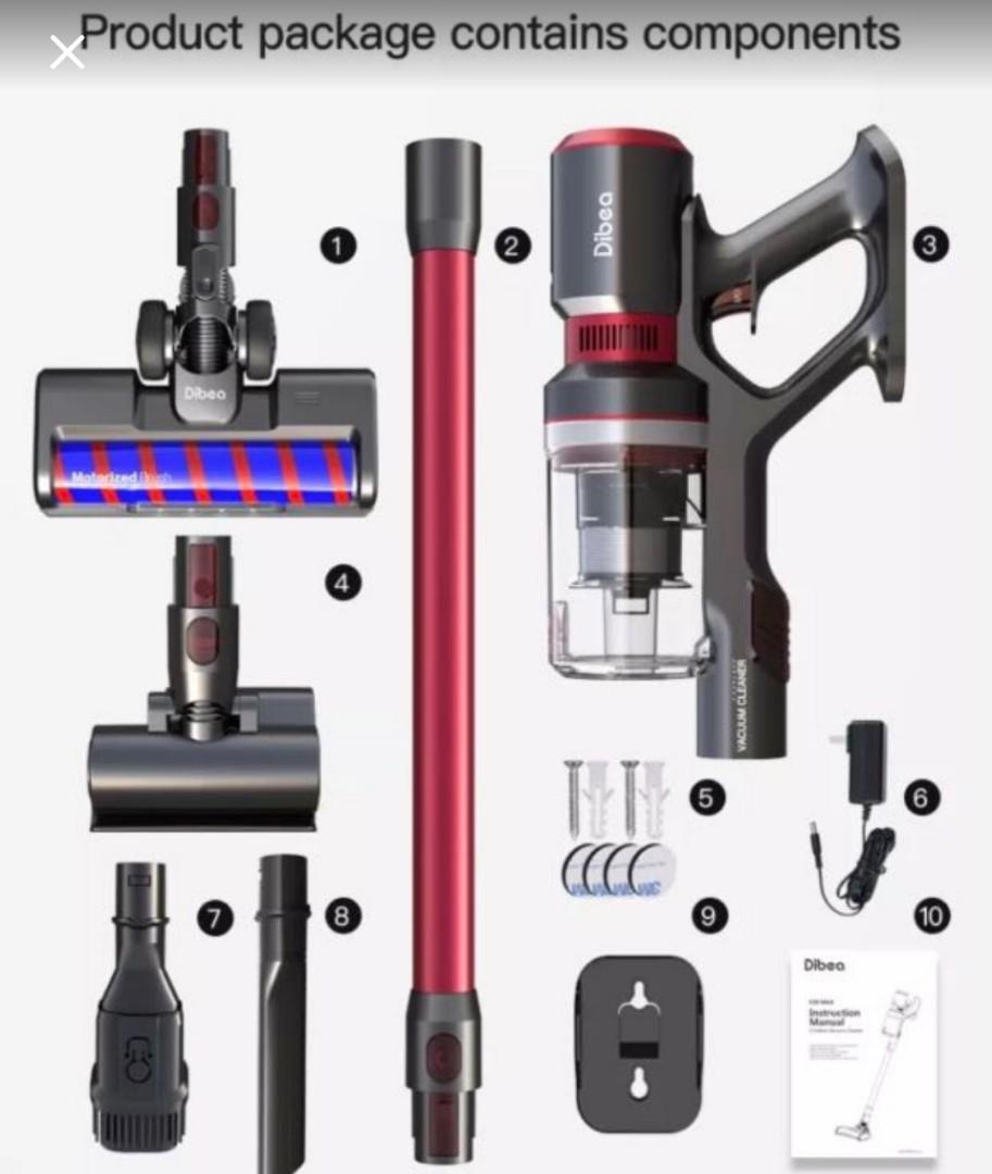 Dibea F20 Max Cordless Vacuum Cleaner