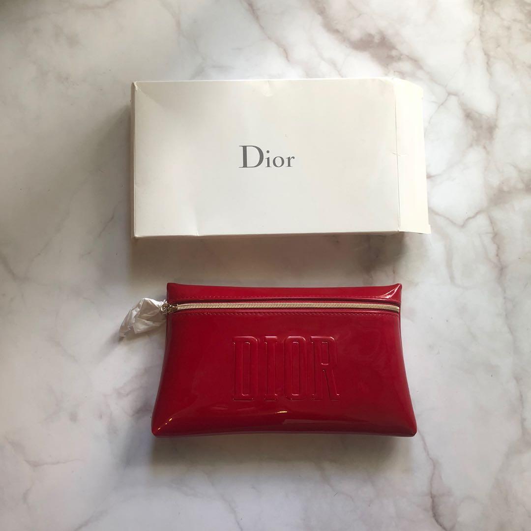 Dior red clutch deals