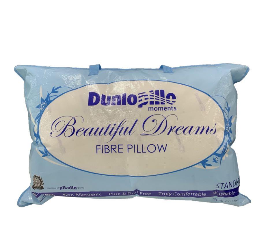 Dunlopillo Fibre Pillow, Furniture & Home Living, Bedding & Towels on