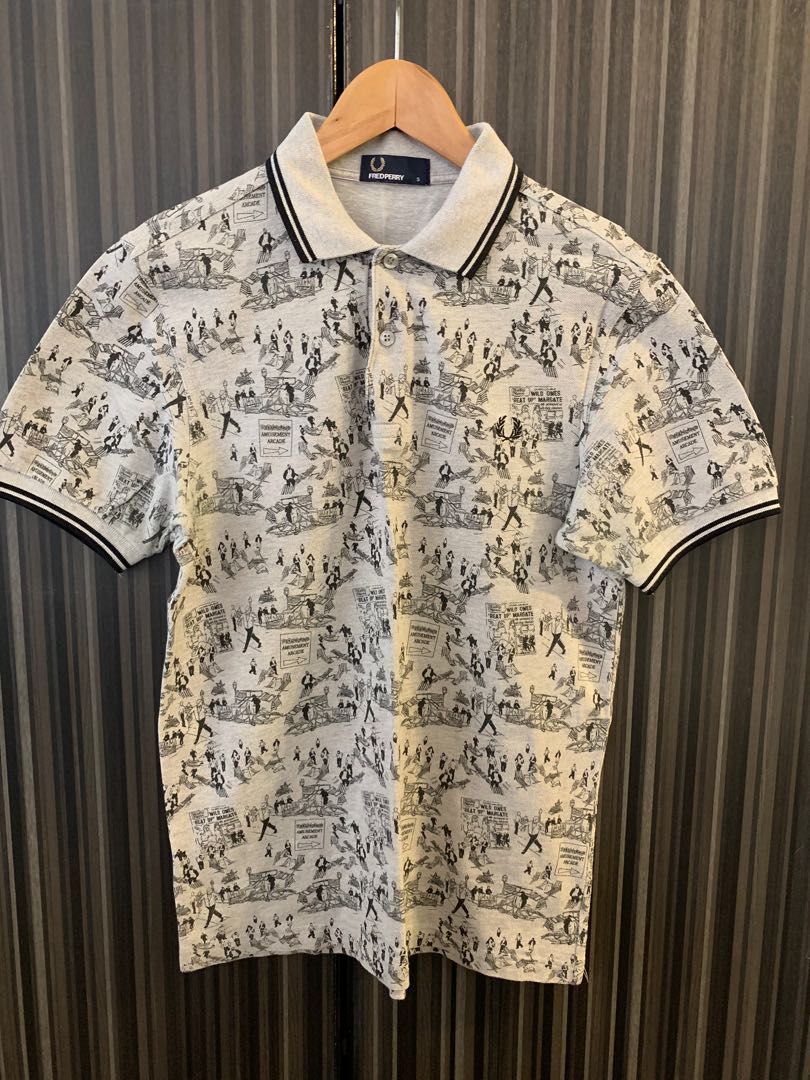 Fred Perry Polo Shirt With Patterns Size S 男裝 男裝衫 外套 Carousell