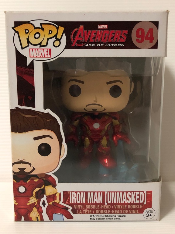 Funko pop iron man infinity shop war unmasked